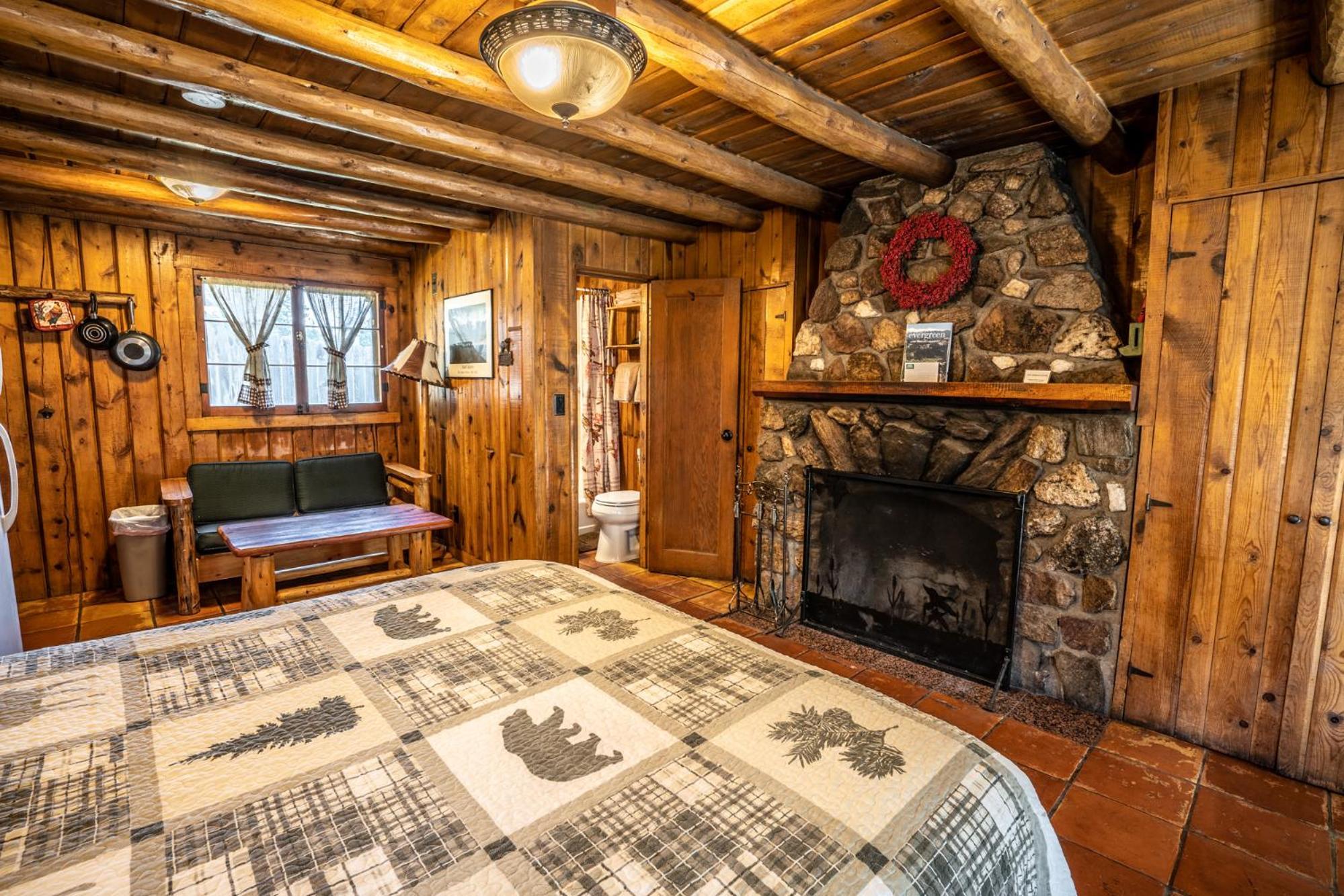 Colorado Bear Creek Cabins Evergreen Oda fotoğraf